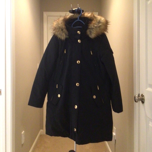 Michael Kors L black winter coat